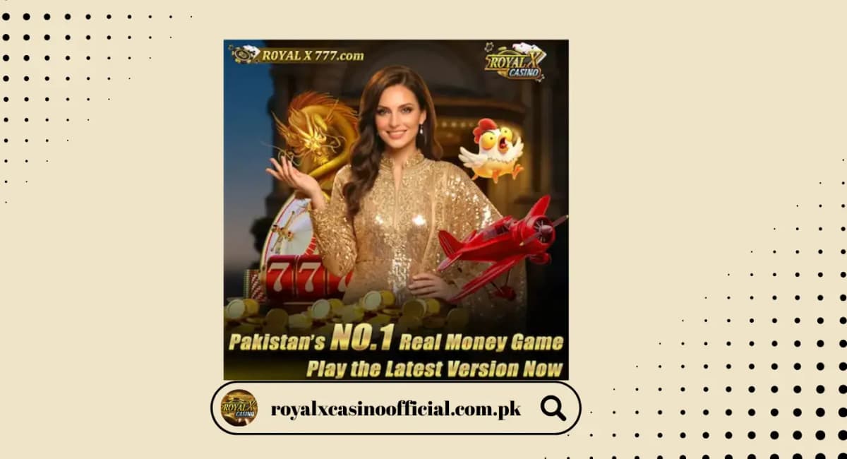 Royal Casino APK download hero banner showing Royal X Casino app for Android Pakistani players 2026
